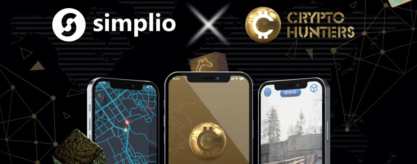 Simplio partners with Crypto Hunters, where AR meets reality!